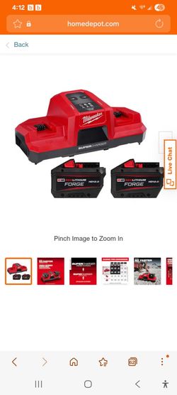 SUPER SPECIAL MILWAUKEE FORGE LITHIUM 12AH BATTERY STARTER KIT