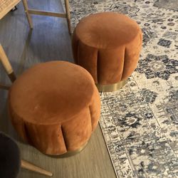 Footstool Or TUFTED OTTOMAN  