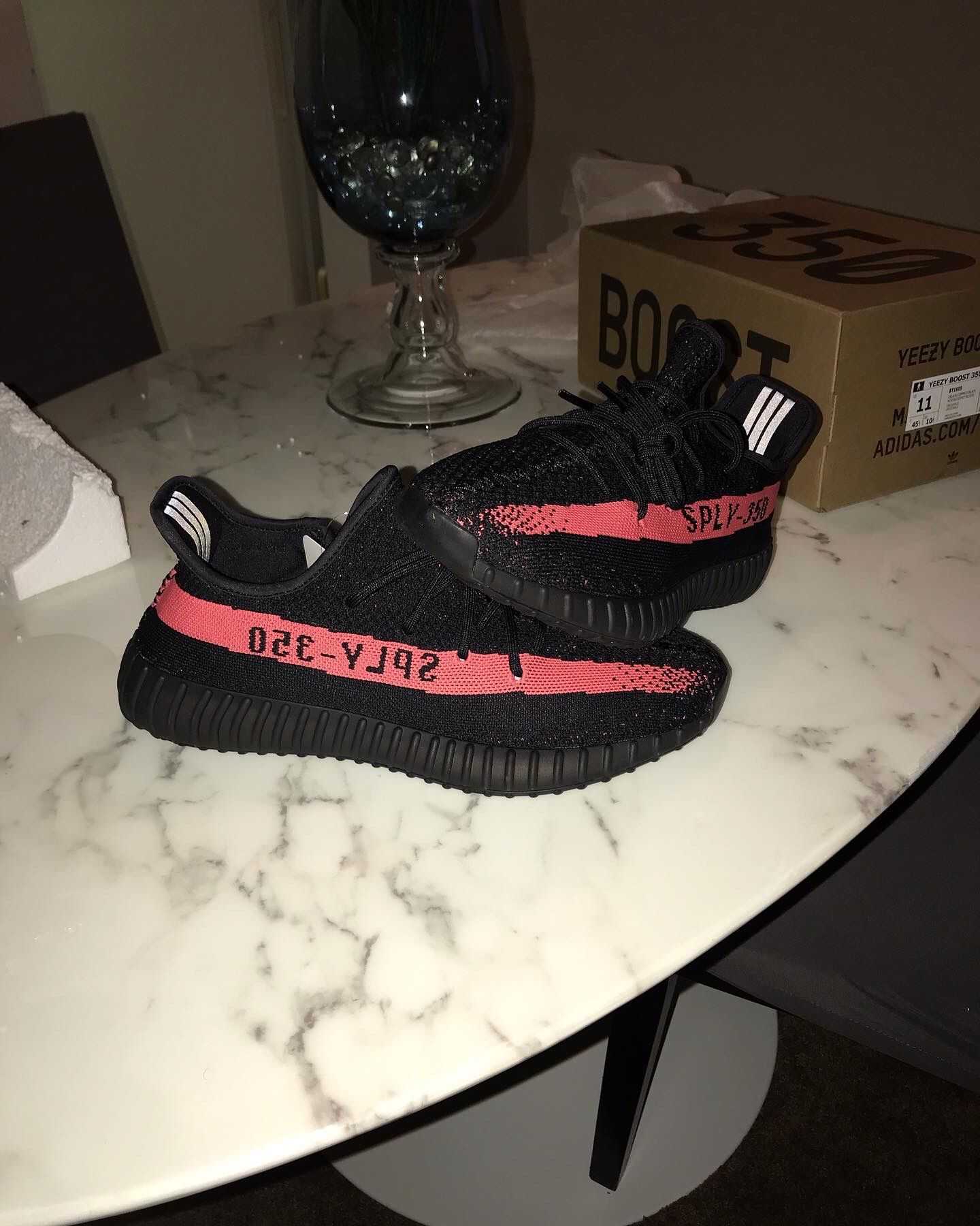 Adidas Yeezy's Boost 350 V2 Core Black Red