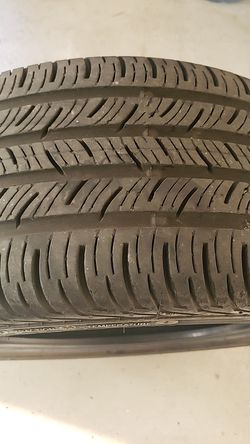 Continental in good condition one tire 225 45 17 75% tread