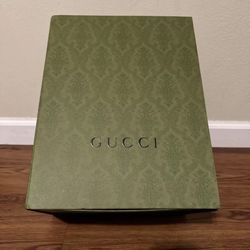 GUCCI 3 MEDIUM SIZE GIFT GREEN MAGNETIC BOXES EMPTY NEW!