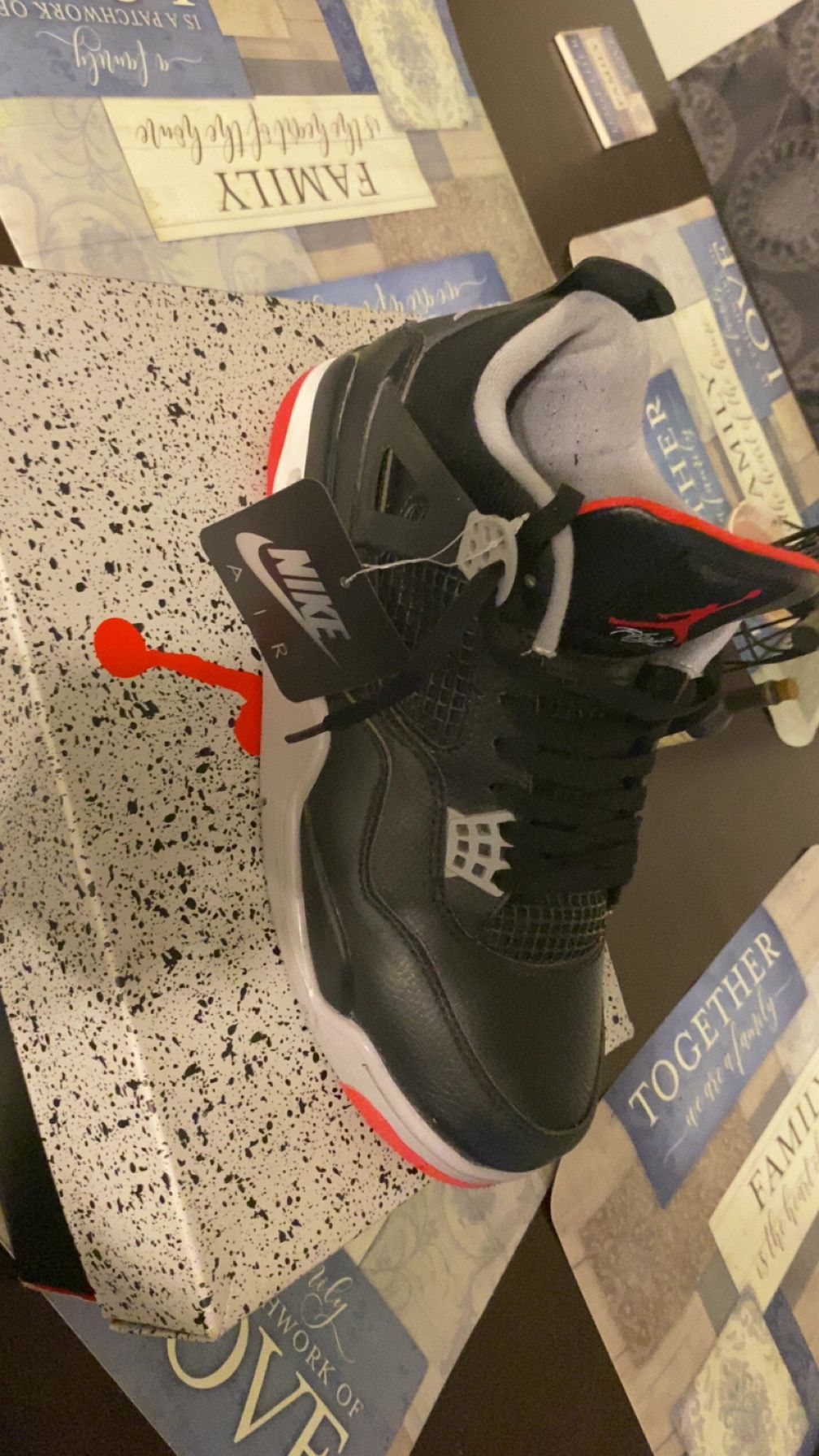 Air Jordan 4 "Bred Reimagined" Size 12