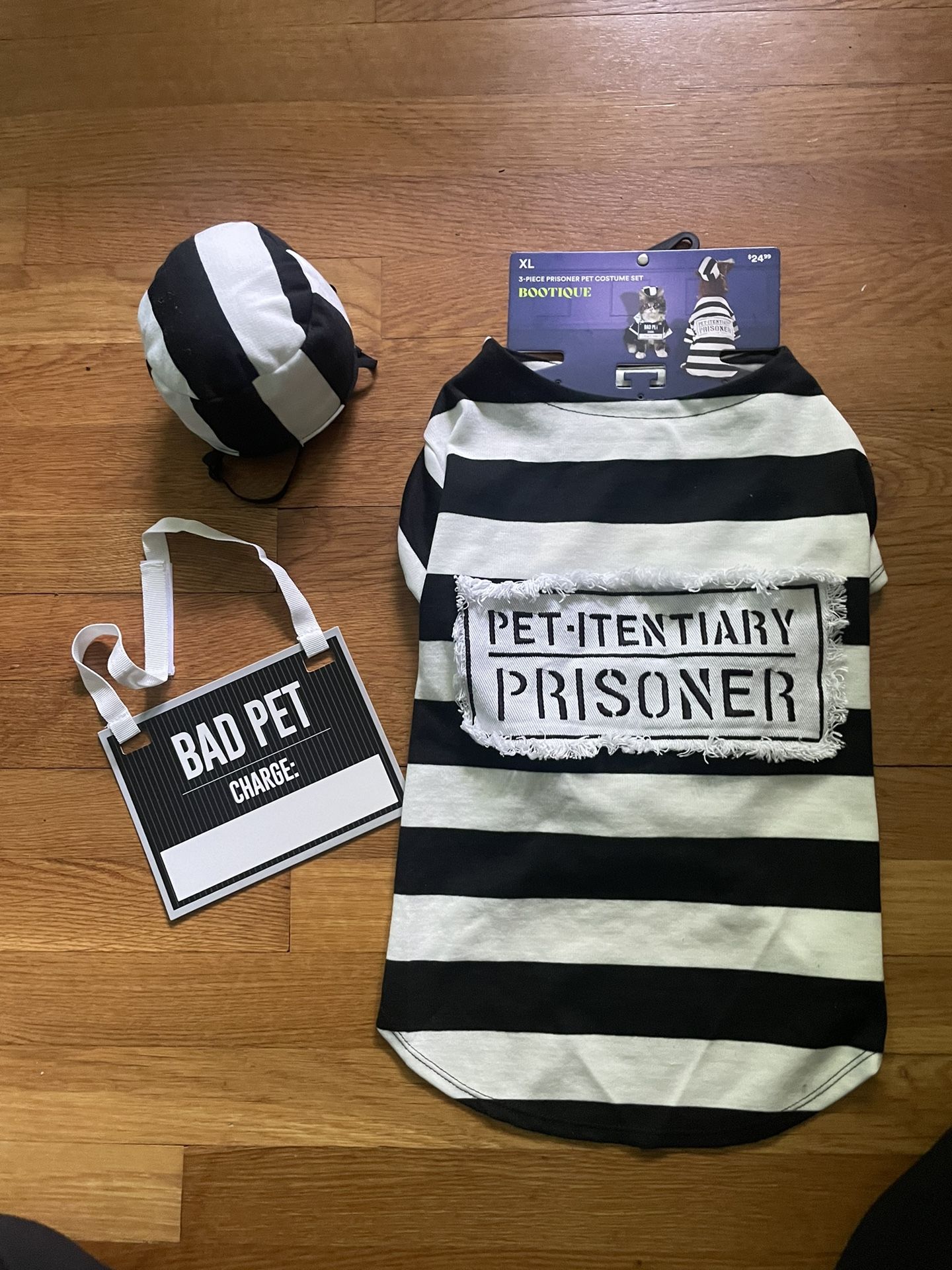 Petco XL Dog Halloween Prisoner Costume
