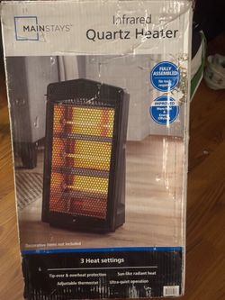 NEW MAINSTAY INFRARED QUARTZ HEATERS