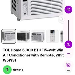 5000 BTU TCL Air Conditioner Like New