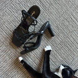 Quipd -Black Low Heel - Size 7.5 - Like New