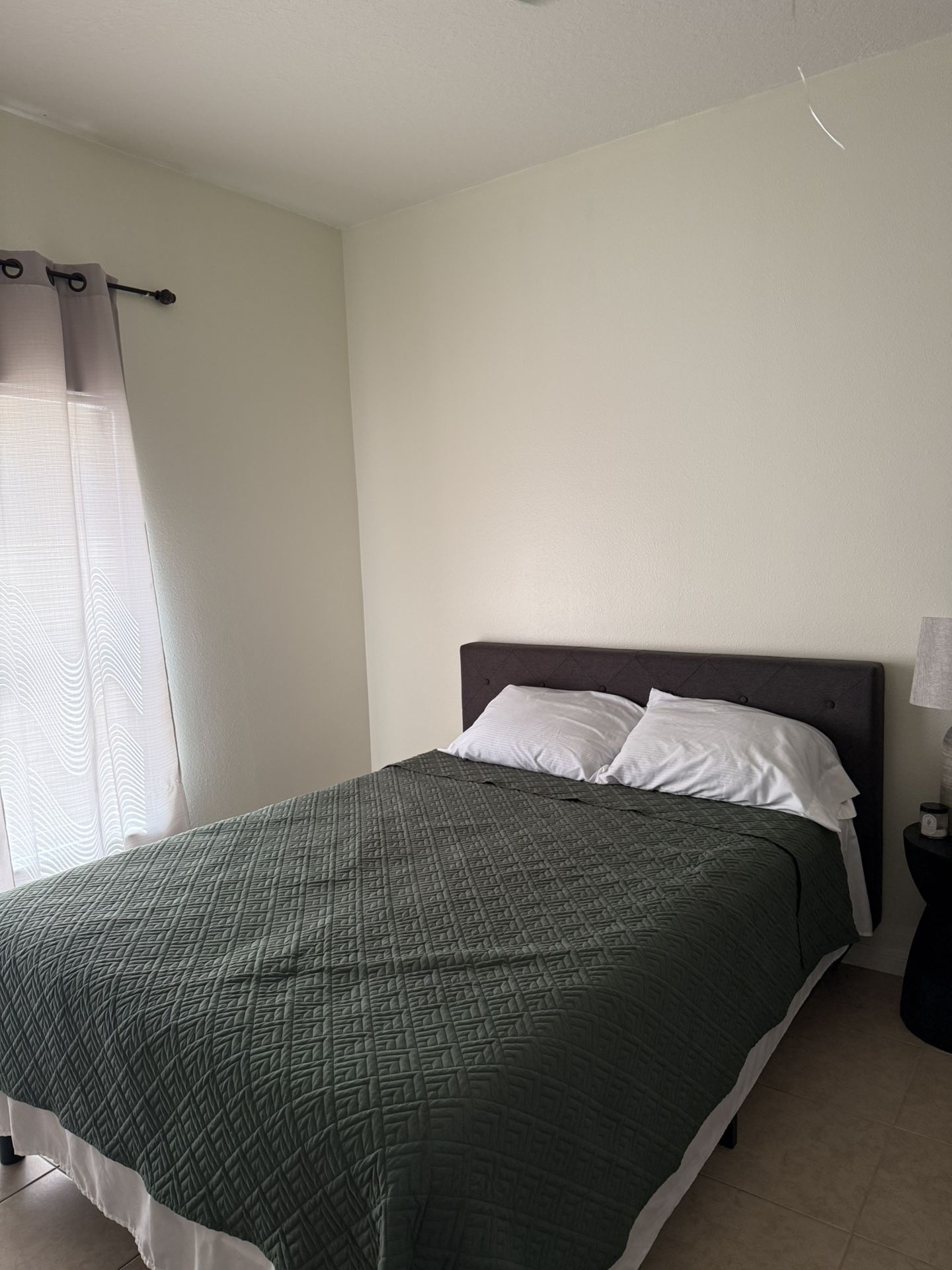 Queen Bed frame And Mattress 
