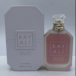 Huda Beauty Kayali Vanilla Candy Rock Sugar 42 Spray 1.7 oz. 50 Ml About95% Full Authentic *See Details*
