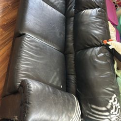 Leather Couch 