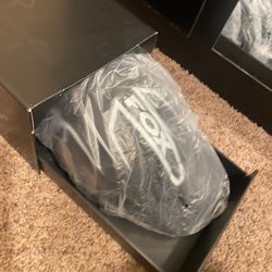 New Fox Speedframe Helmet Black Gray Orange