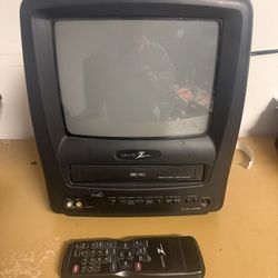 Zenith CRT Retro Gaming Tv Television 9” Not Working  With Remote 