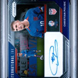 2024 PANINI PRIZM CONMEBOL COPA AMERICA INTERNATIONAL INK #IICP CHRISTIAN PULISIC PSA 10