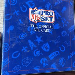 Vintage 90s Sports Card NFL Football Binder Card Protector