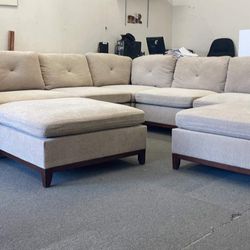 New Chenille Modular Sectional Couch Only $50 Down Payment 
