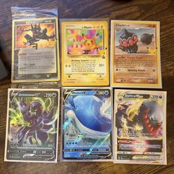 Pokemon Cards TCG Celebrations Greninja Gold Star Promo Birthday Pikachu Claydol Lot