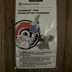 New Pokémon Center Palkia, Dialga & Girantina Pins Set Of 3 
