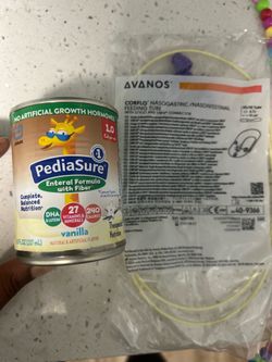 Pediasure & 2 Ng tubes