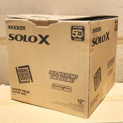 Kicker SoloX Series Bass Speaker 12" Dual Voice Coil Subwoofer 2-Ohm 4000 Watts 49L7X122 🚨 Payment Options Available 🚨 No Credit Needed 🚨 
