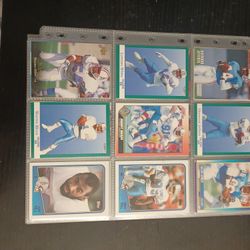 Lot Of Oilers Football Cards