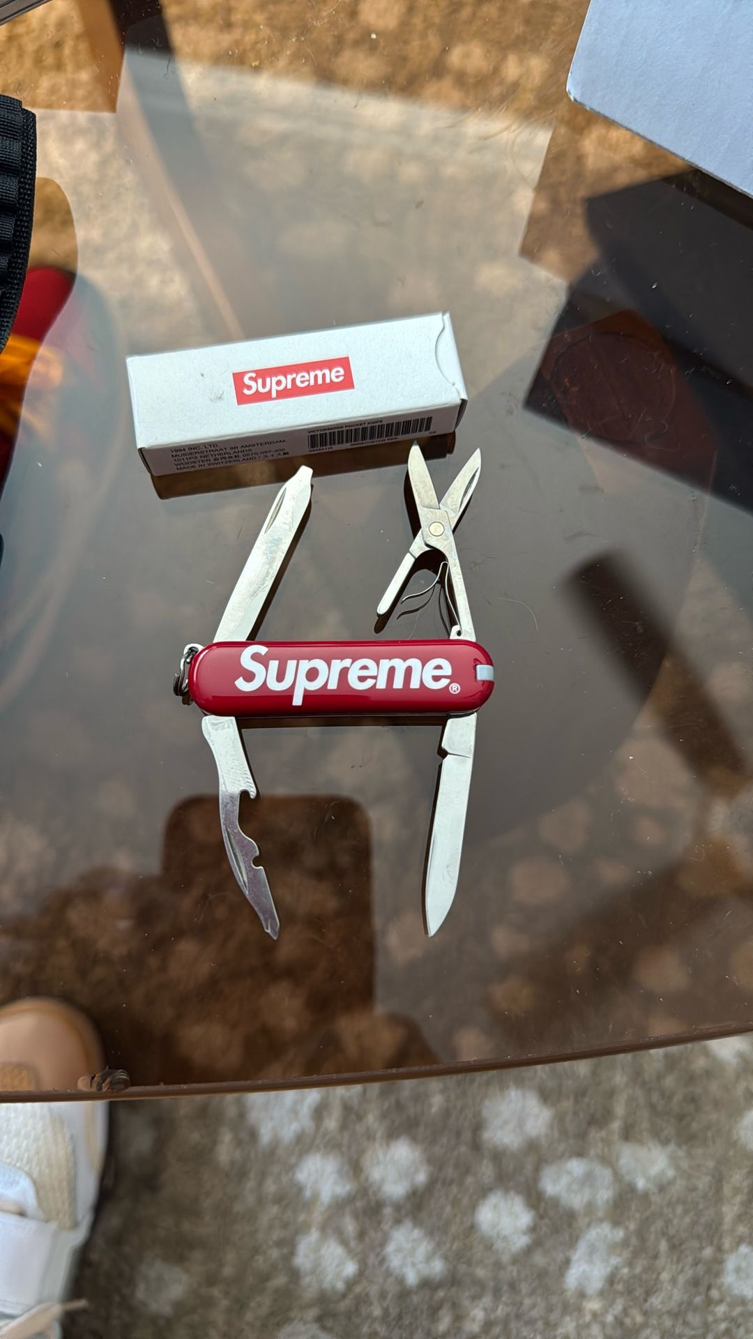 Brand New Supreme Victornox Pocket Knife