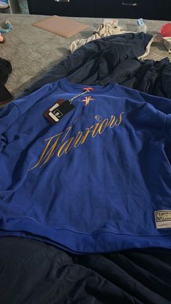 Golden State Warriors Mitchell & Ness Crewneck Sweatshirt