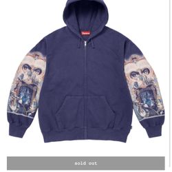 Supreme Michael Jackson Dangerous Zip Up Hooded Sweatshirt (L)