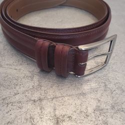 Allen Edmonds brown belt calfskin Size 46 made in the USA 32506