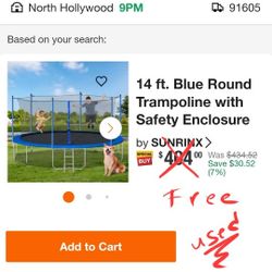 Trampoline. Free