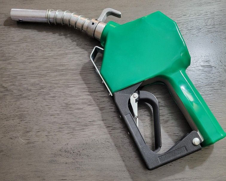 1" Automatic hand Diesel Fuel Nozzle Fuel Pump Green New