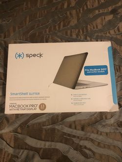 MacBook Pro 13” smart shell glitter
