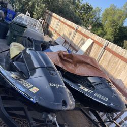 96 And 95 Jetski With Trailer 