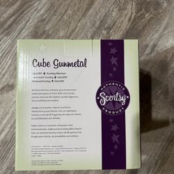 NIB Scentsy Cube Gunmetal