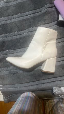 White Ankle Boots