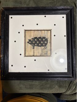 Kirkland home pig polka dot print