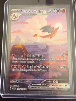 Charizard ex 199/165 – Pokémon 151 Special Illustration Rare Raw MINT CONDITION NO TRADES– $350 firm