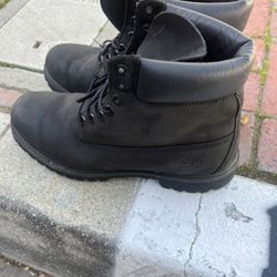 Black Timberlands And Nike Air Force 