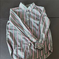 Ralph Lauren Kids Striped Button-Down Shirt