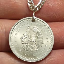 8g .999 Fine Silver Aztec Calendar 