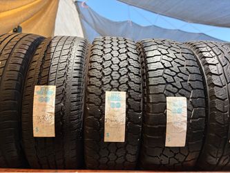 Single used tires 245/70/17 each $70