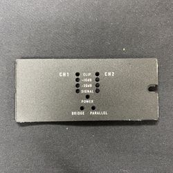 QSC 2 Ch Amplifier Cover plate