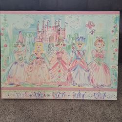 Huge Princess Canvas Art 