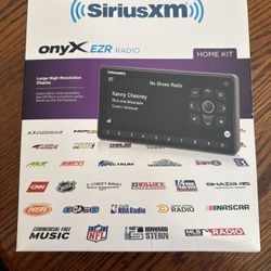 NEVER USED— SiriusXM ONYX EZR Radio Home Kit