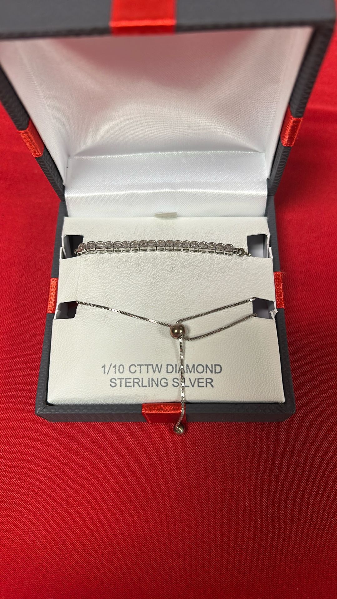 Brand New Sterling Silver Bolo Bracelet