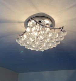 Crystal Ceiling Light Fixture