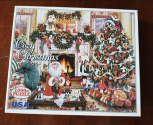 Cozy Christmas Santa Puzzle 1000 Piece 