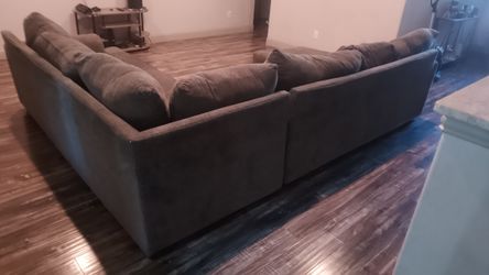 Grey sectional