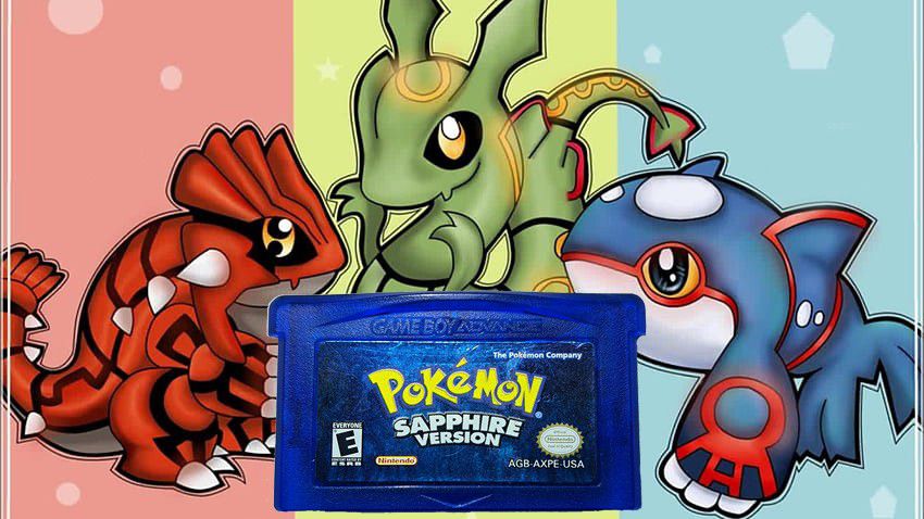 Authentic Pokemon Sapphire Version Nintendo Gameboy Excellent 