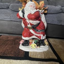 Vintage Fitz & Floyd Ceramic Santa