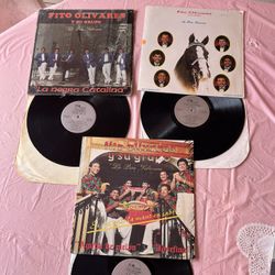 Fito Olivares Y Su Grupo  3 Vintage cumbia LP vinyl record albums