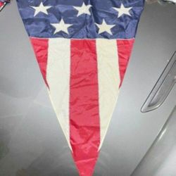 American Flag Pennant Banner 